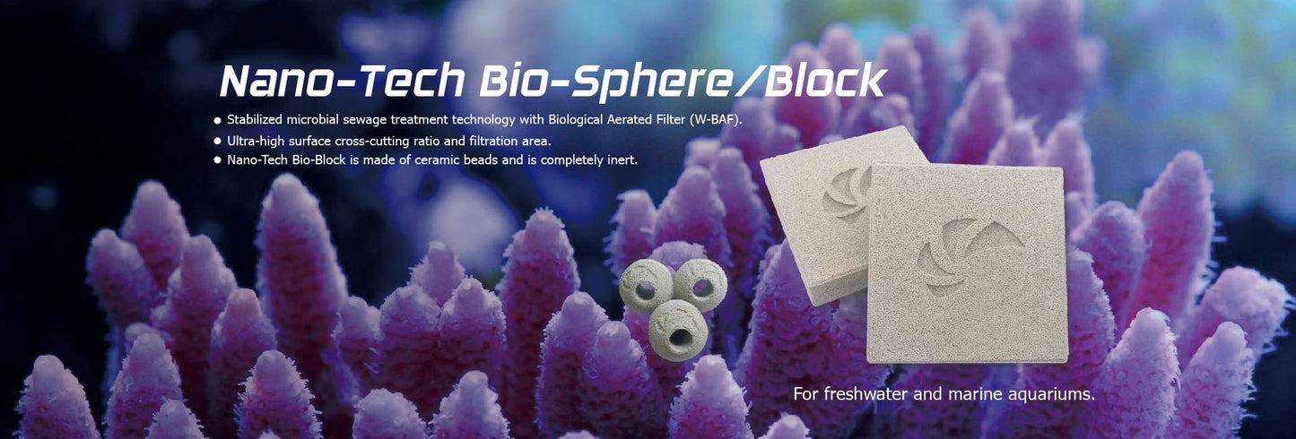 Nano Tech Bio Block - ceramic filtration media (2pcs /2x 1.080m2)
