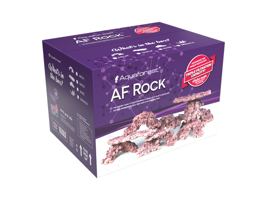 Aquaforest Rock Shelf 10 eller 18 kg. - high porosity rock, box (Obs! Fragt på sten inkl. i prisen og leveres separat for andre produkter)