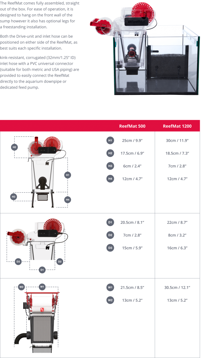 ReefMat 500 eller 1200 (Incl. Cloud services)