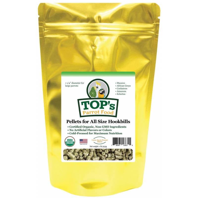 TOP's Parrot Food Medium / Large Pellets (Papegøjefoder)