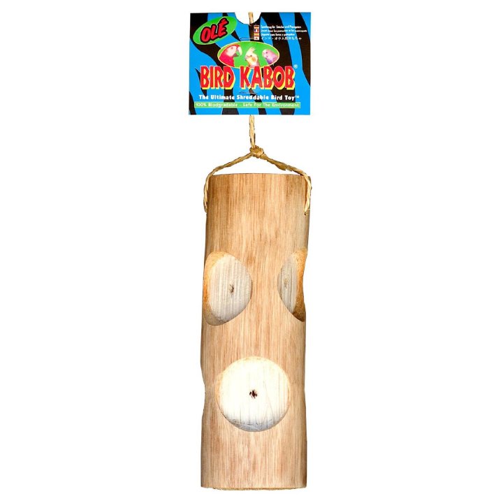 Birds Toy Ole jr./Ole Bird kabob (Naturligt Papegøje legetøj)