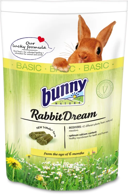 Bunny Nature RabbitDream Basic Kaninfoder - 1,5kg