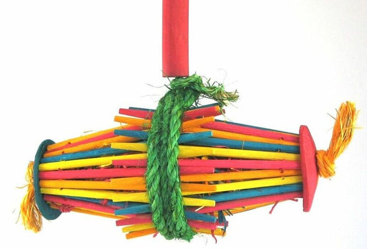 Spisepind fouragering (Papegøje legetøj) til Ara og parakit samt andre papegøjer
