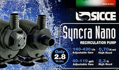 Sicce Syncra Nano pumpe (140-430 l/t / ~2,8W 230V)