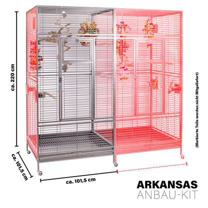 Montana | Arkansas Nova expansion kit - model 2024 - Platinium - Bestillingsvare - Vi anbefaler afhentning hvis muligt, da dette produkt skal leveres med fragtmand (Pallefragt)