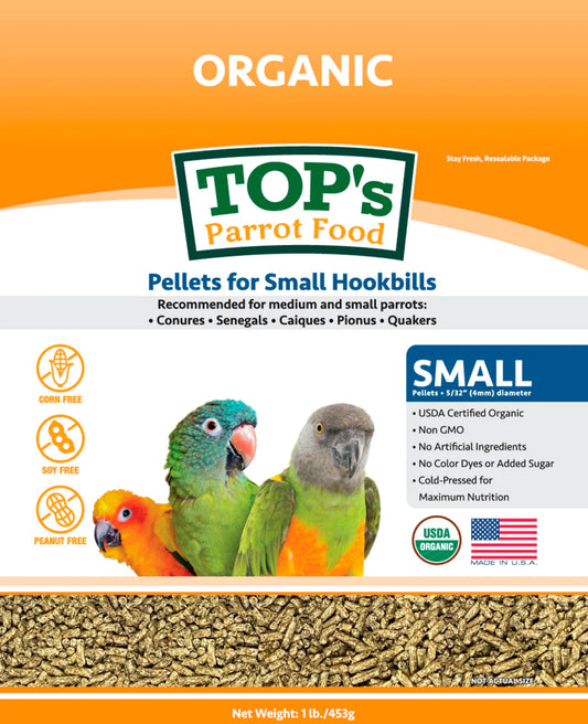 TOP's Parrot Food small Pellets (Papegøjefoder)