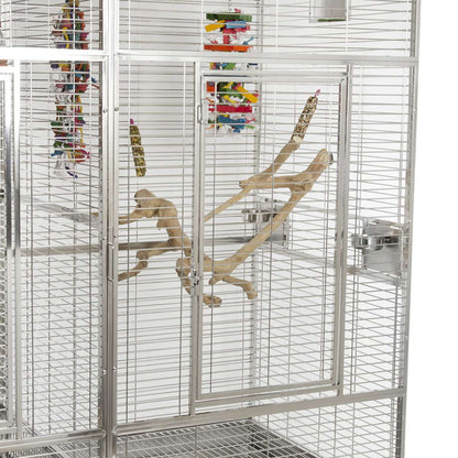 Montana - Udvidelsesmodul til rustfrit stålbur ARKANSAS I og II - Bestillingsvare - Vi anbefaler afhentning hvis muligt, da dette produkt skal leveres med fragtmand (Pallefragt)