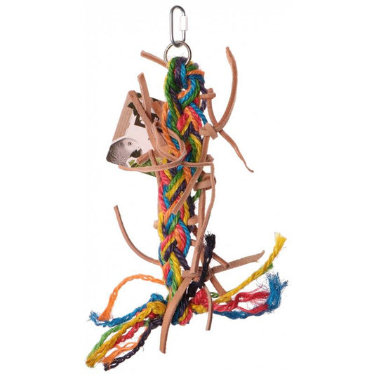 Back Zoo Nature Sisal og læder snor 39 cm.
