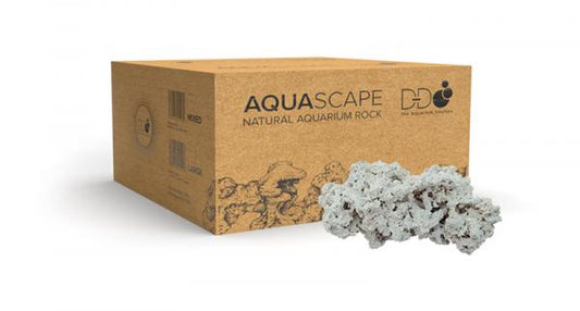Aquascape Rock - mix of small eller large sten, 20kg box (Obs! Fragt på sten inkl. i prisen og leveres separat for andre produkter)