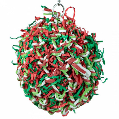 PETLALA CHRISTMAS SHREDDER BALL PAPEGØJE (Fås også til parakit)