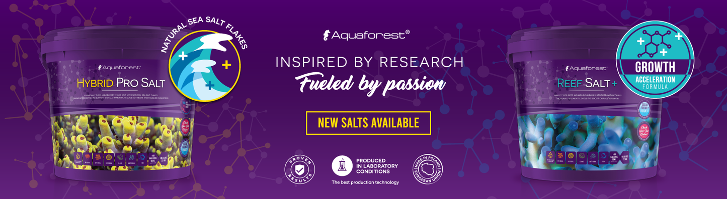AF Hybrid PRO salt - for akvarier der kræver lav N03/PO4 levels, 22kg
Obs! Leveres separat, fragt af salt inkl. i prisen.