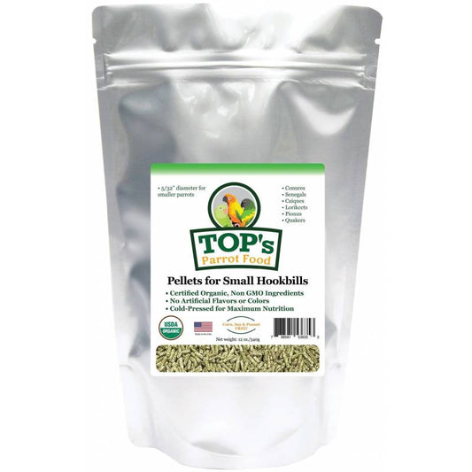 OVERSKREDET BEDST FØR DATO! (30. Oktober 2023) - TOP's Parrot Food small Pellets (Papegøjefoder)